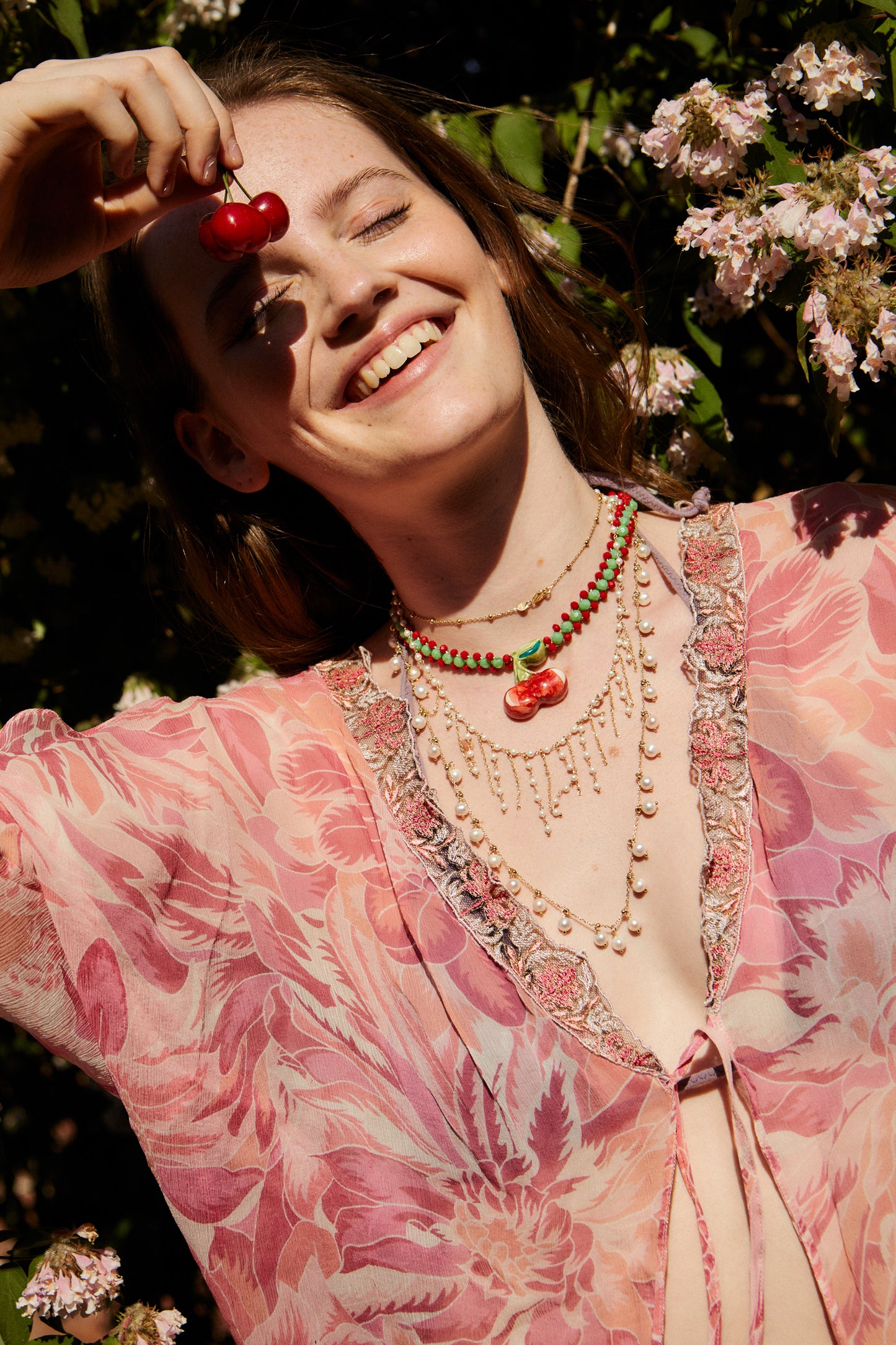 Collar mediano perlas Pieno di perle Cashfana