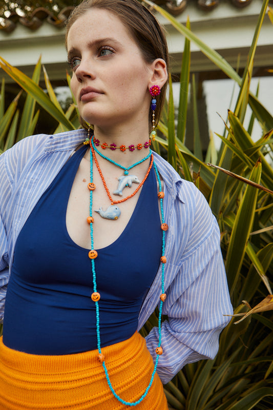 Collar de cerámica Happy smile Cashfana