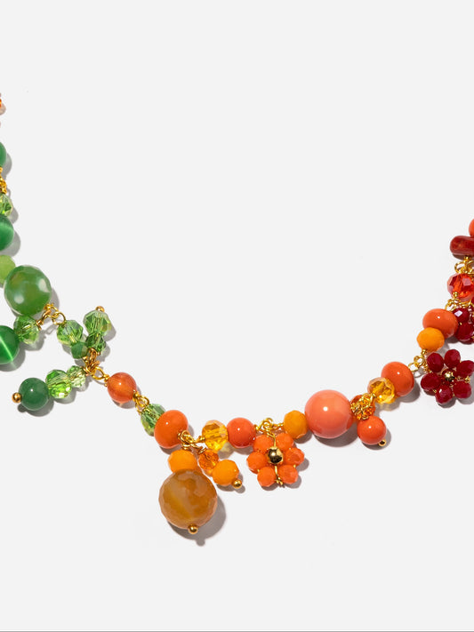 FLOWER POWER, COLLAR DE FLORES MULTICOLORES