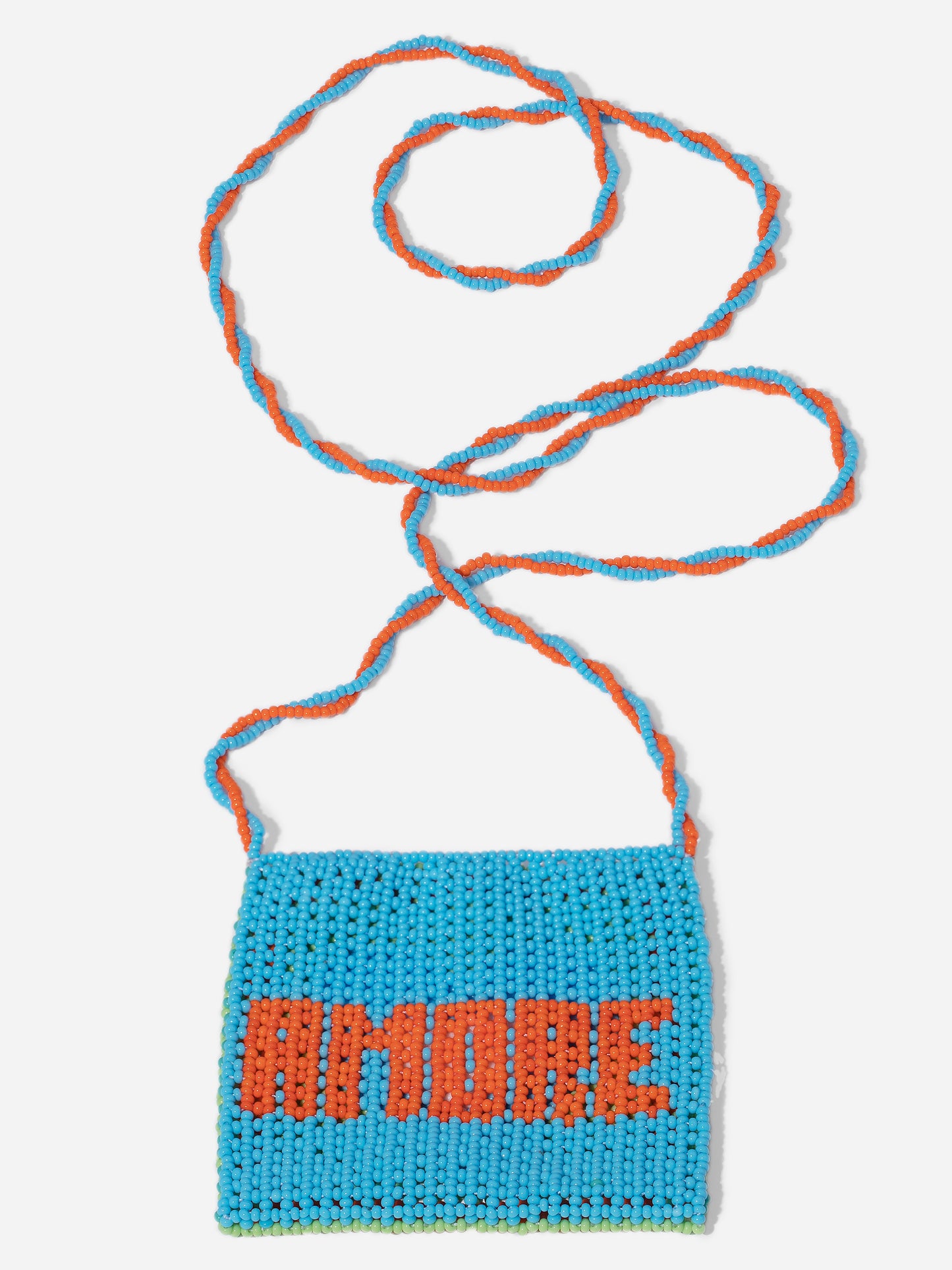 POCKET AMORE, CHICRA BEAD POCKET WITH HEART-SHAPED DESIGN
