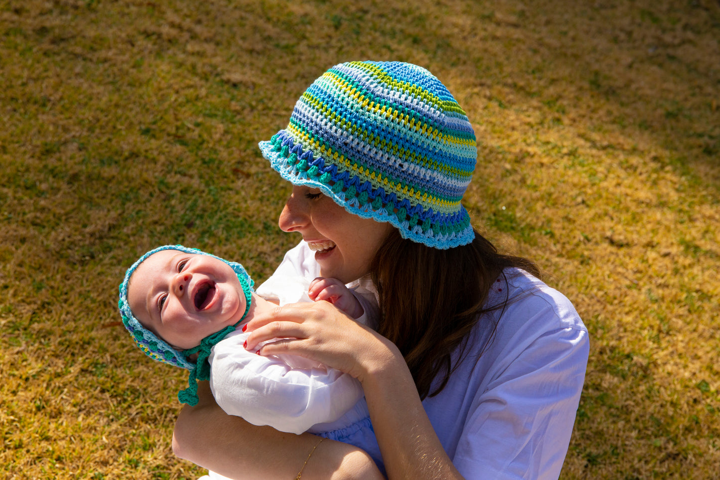 Mum + Kid crochet hat