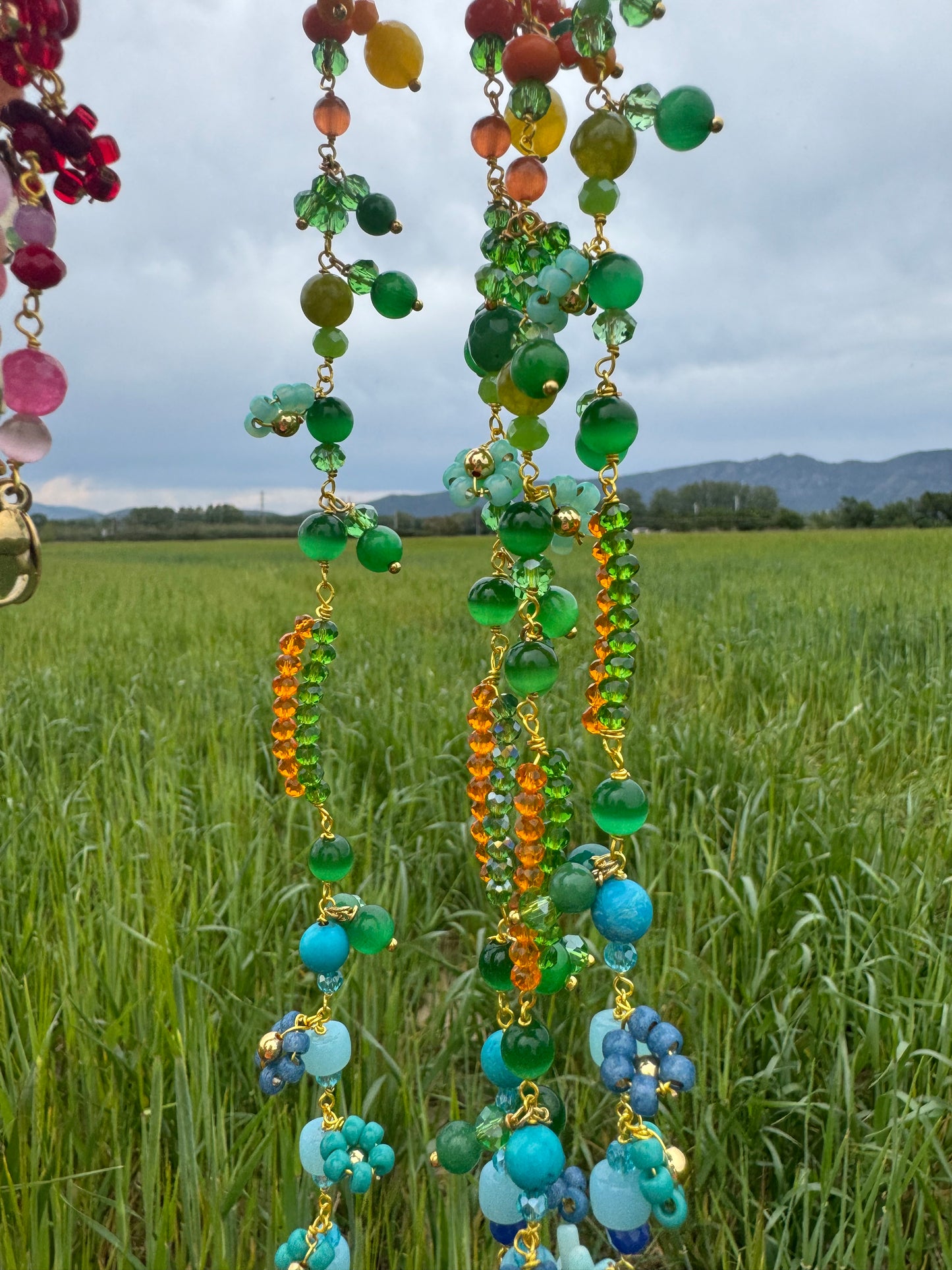 FLOWER POWER, COLLAR DE FLORES MULTICOLORES