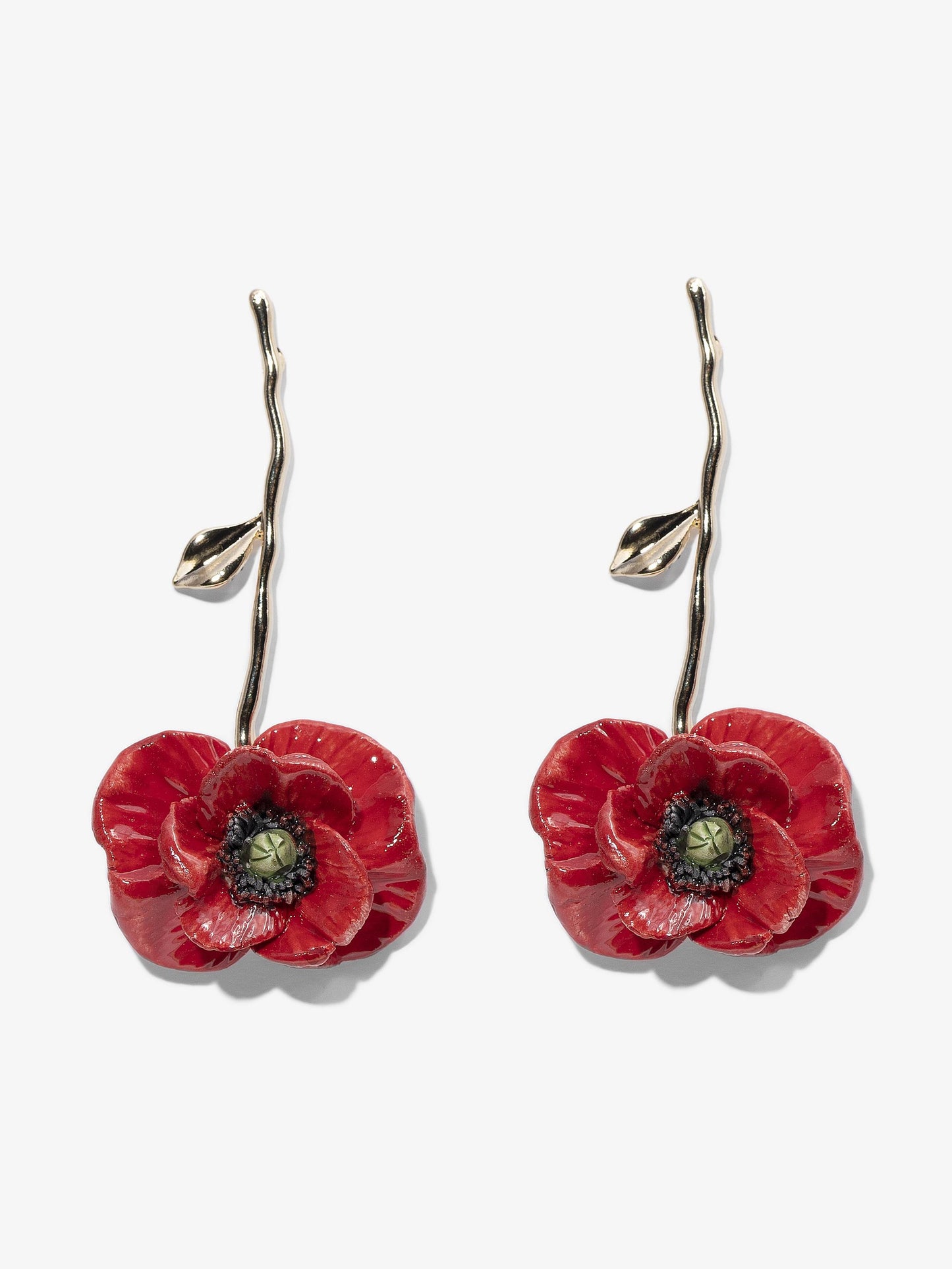 PENDIENTES AMAPOLA LARGOS
