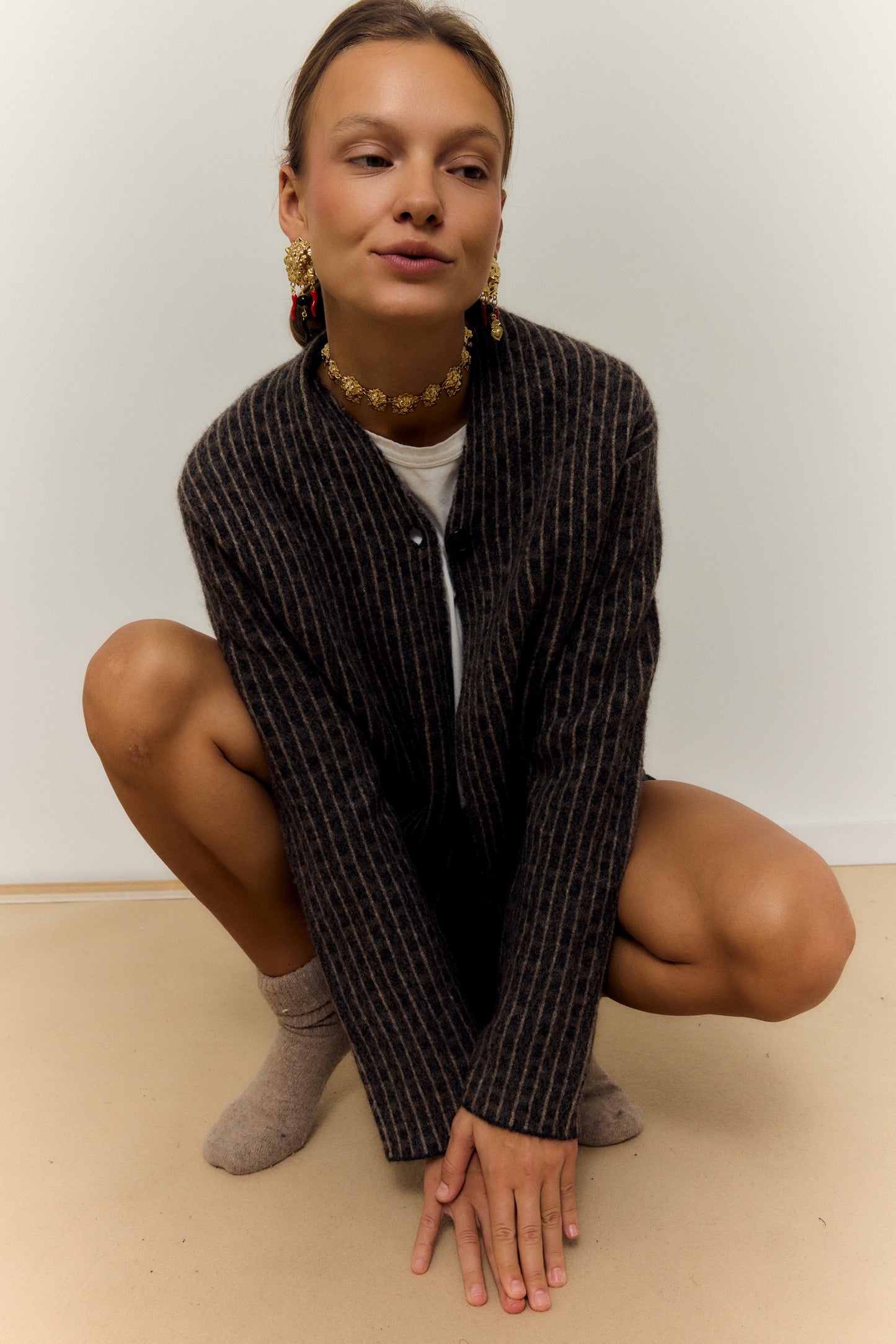 LEONCINI, CHOKER WITH LION HEADS