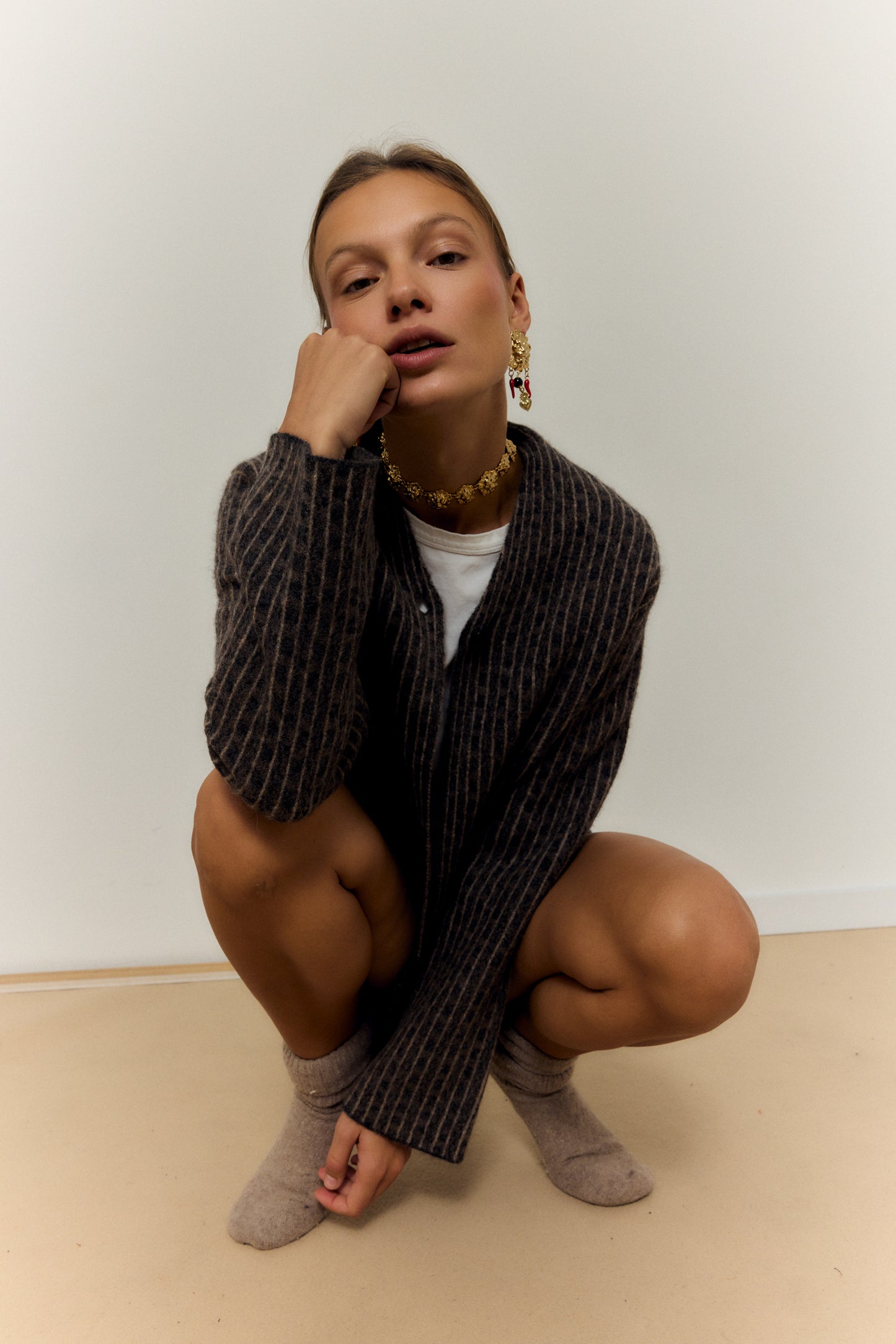 LEONCINI, CHOKER WITH LION HEADS