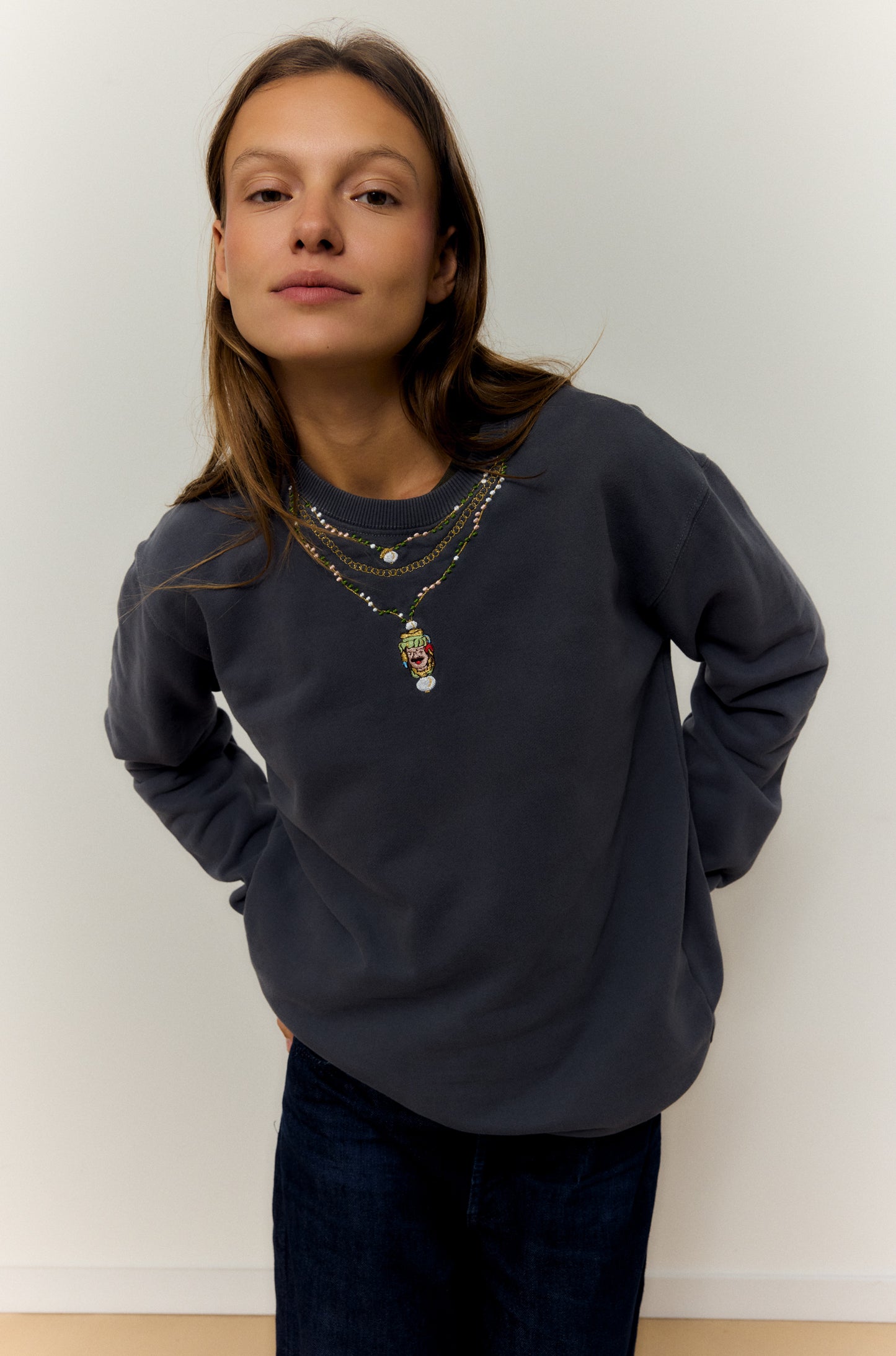Abbraccio cotton sweatshirt