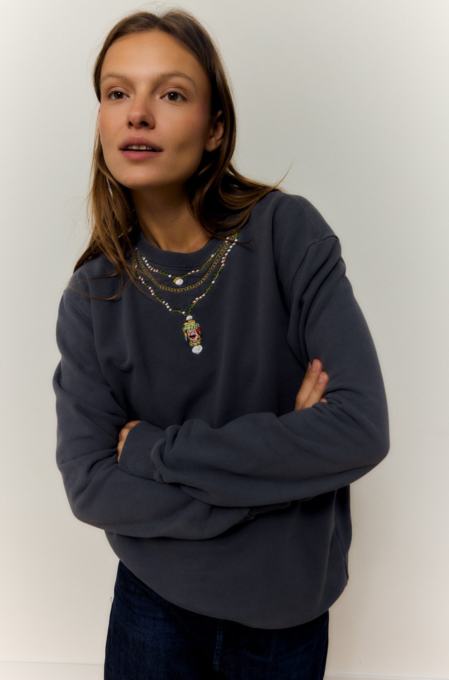 Abbraccio cotton sweatshirt