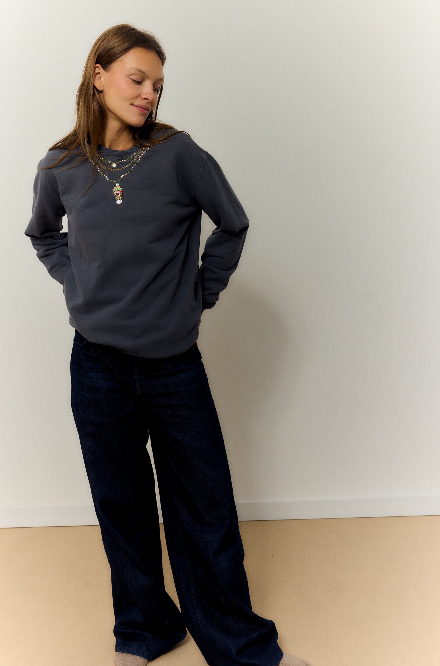 Abbraccio cotton sweatshirt