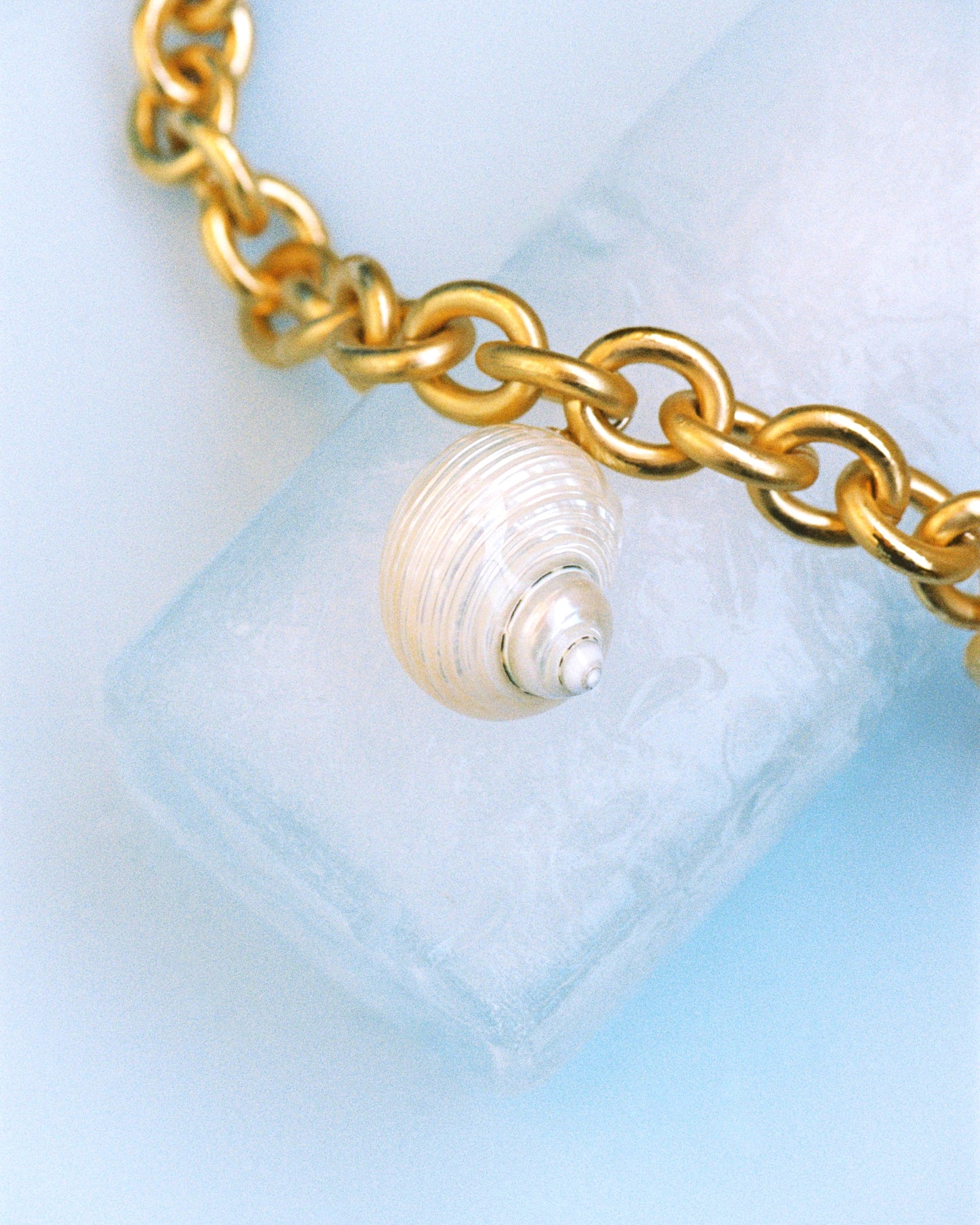 collar sunrise sobre placa de hielo