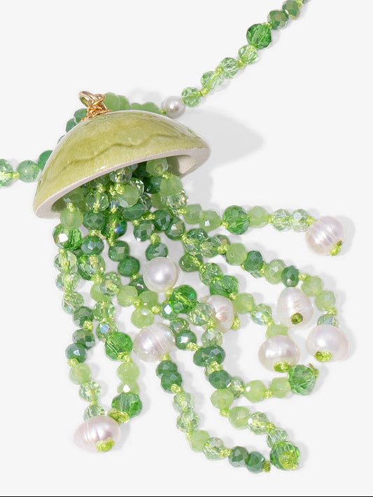 MEDUSA VERDE, COLLAR LARGO