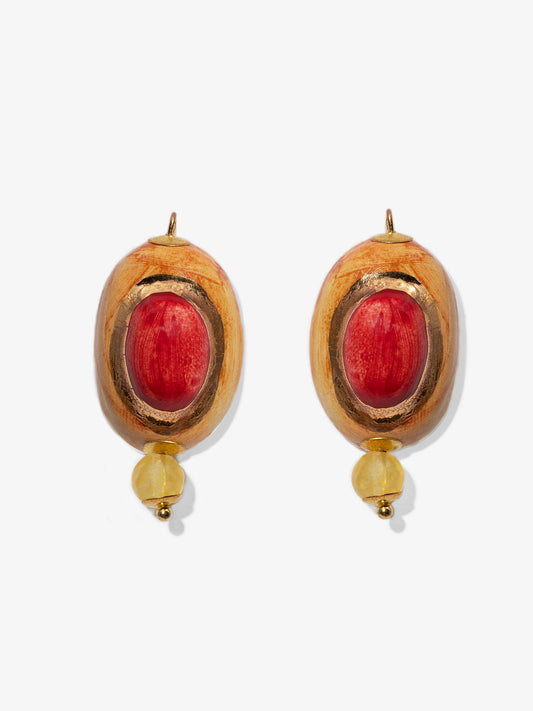 MINI SUNSET GEMS, CLIP-ON EARRINGS