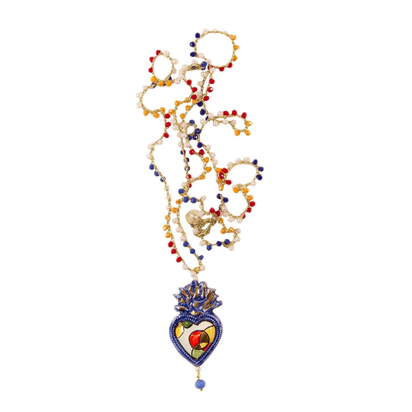 Cuore Ceramic Long Necklace