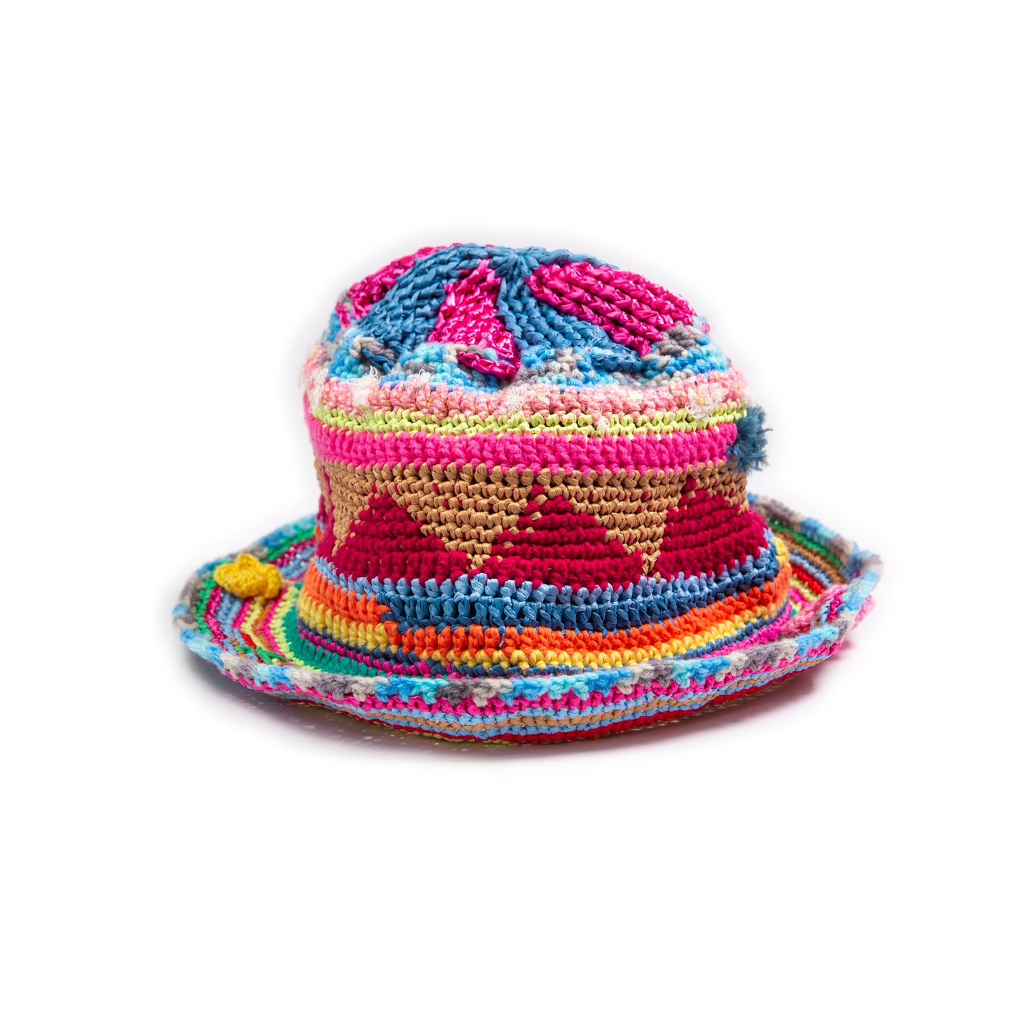 Triangle crochet hat