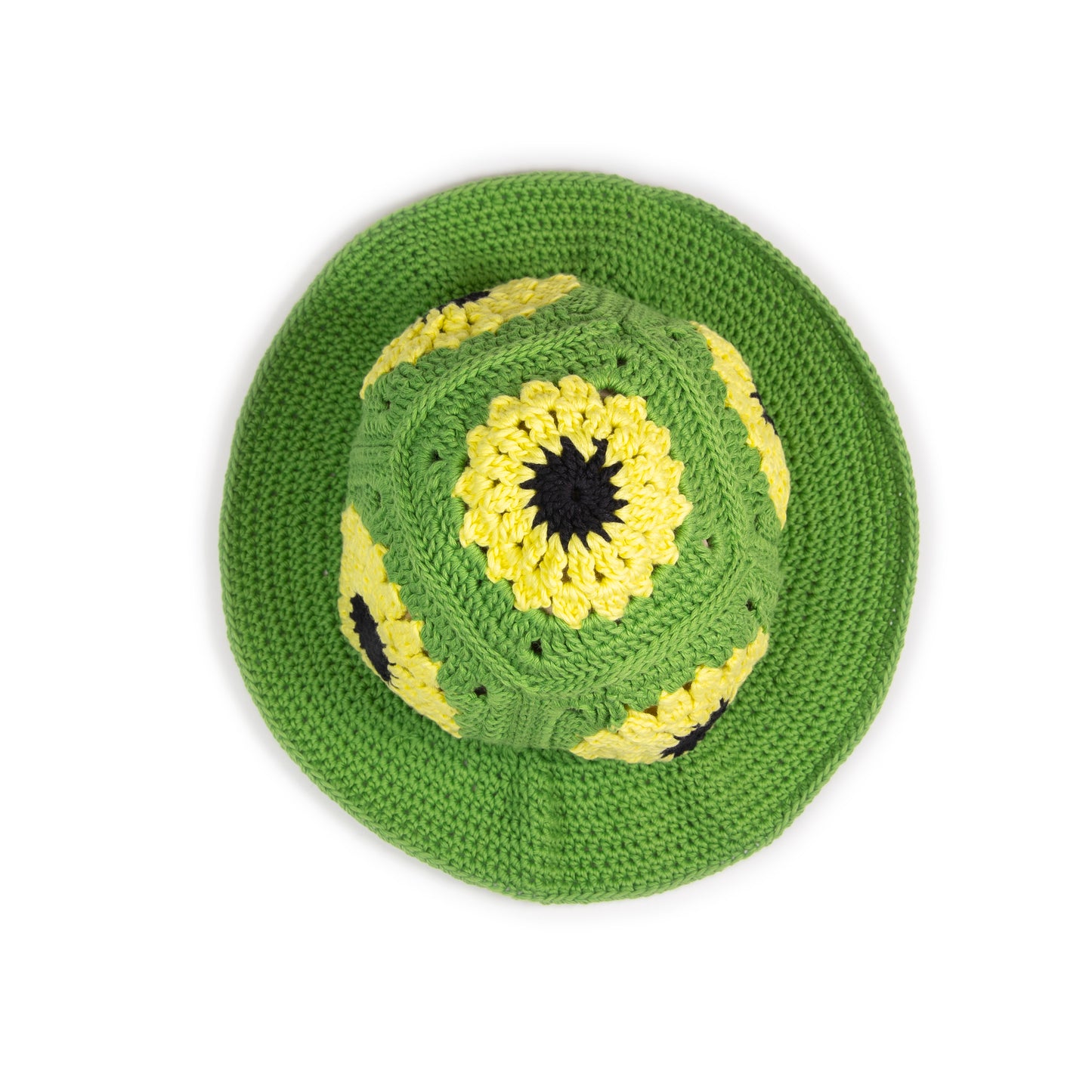 Sunflower crochet hat