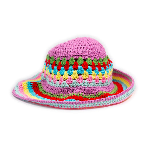 Ice cream crochet hat