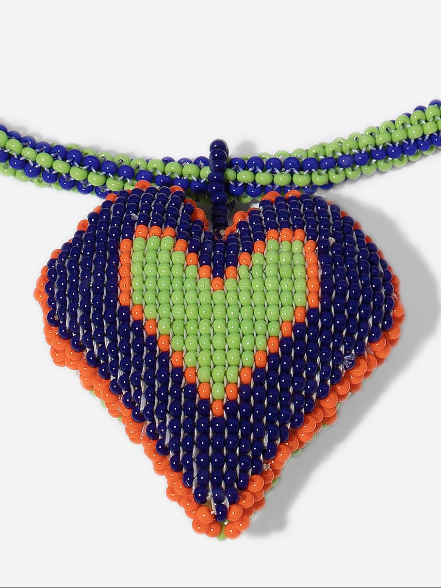 LATIN HEART SHORT NECKLACE