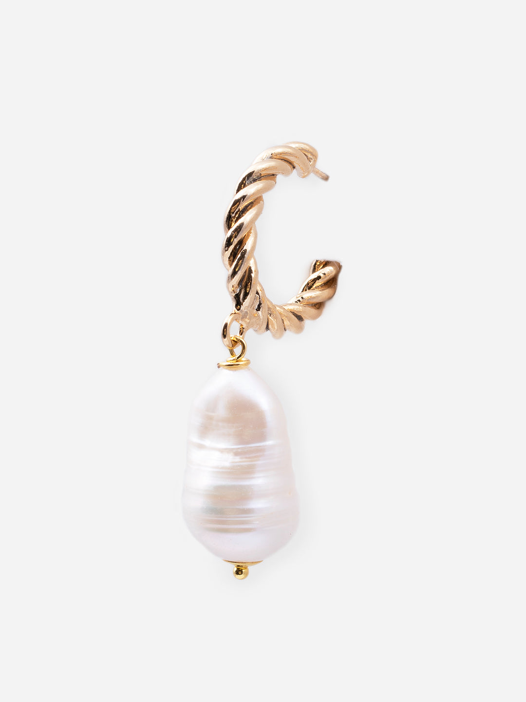 ARTICHOKE, EARRINGS WITH ARTICHOKE-SHAPED CERAMIC PIECE AND PEARL