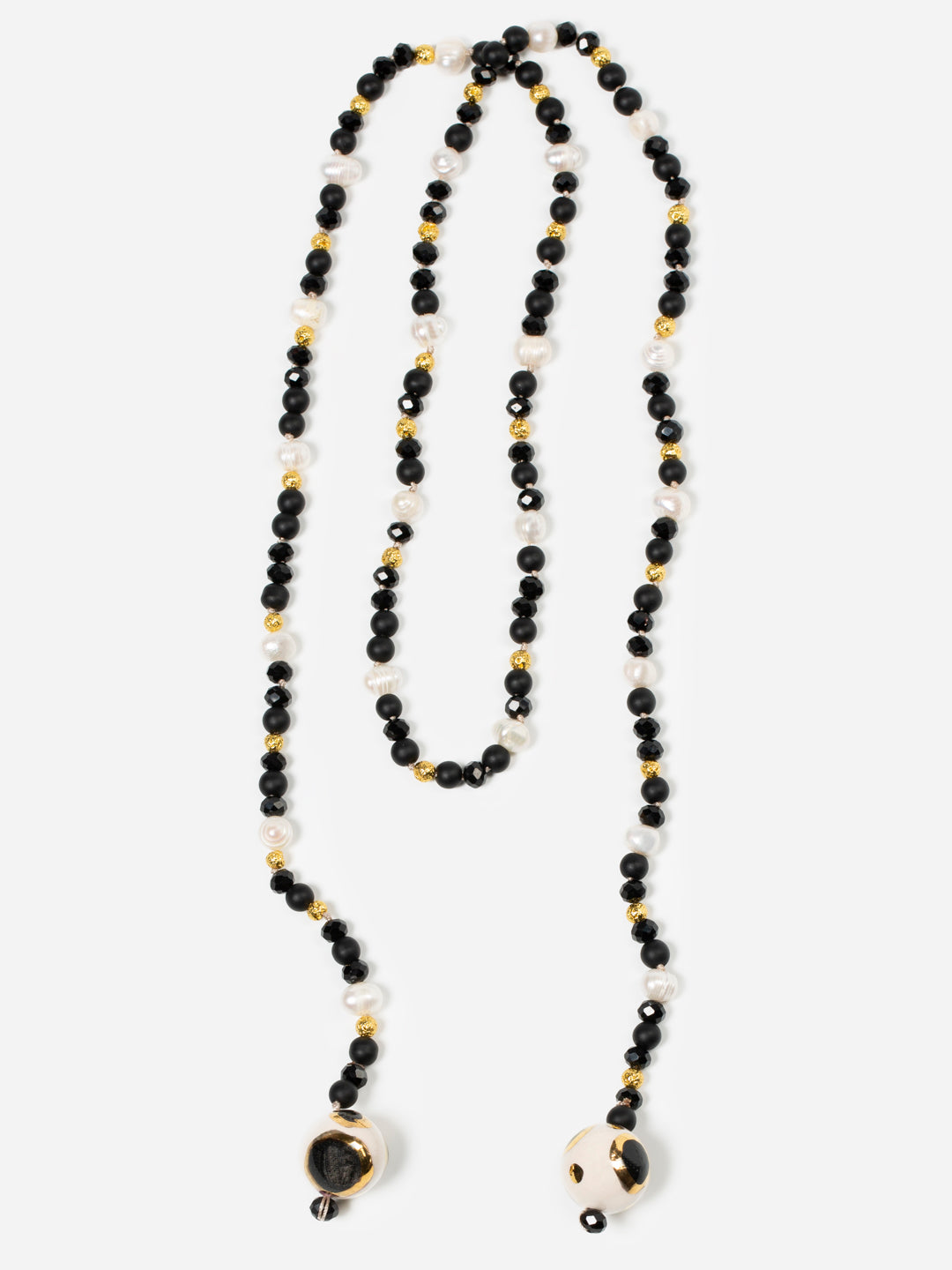 BOLAS NEGRAS NECKLACE