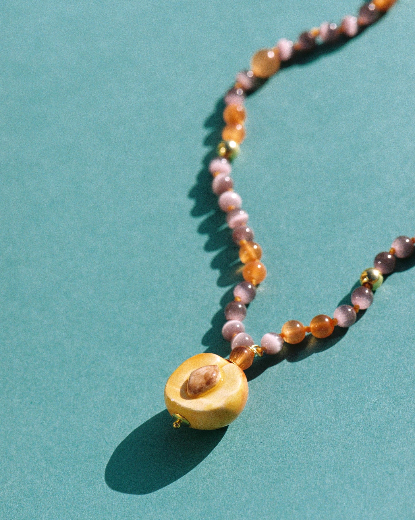 Apricot necklace