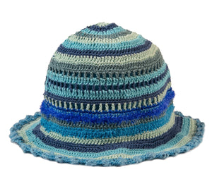 Gorro crochet Blau Cashfana